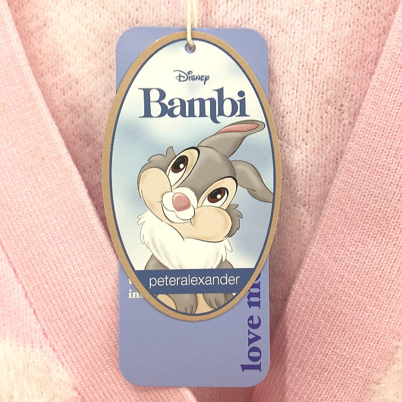 Peter Alexander Disney Bambi Soft Pink Loungerwear Cardigan Ladies Size L/XL NEW
