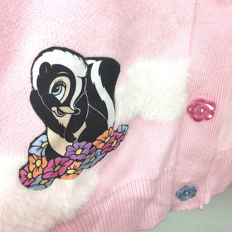 Peter Alexander Disney Bambi Soft Pink Loungerwear Cardigan Ladies Size L/XL NEW