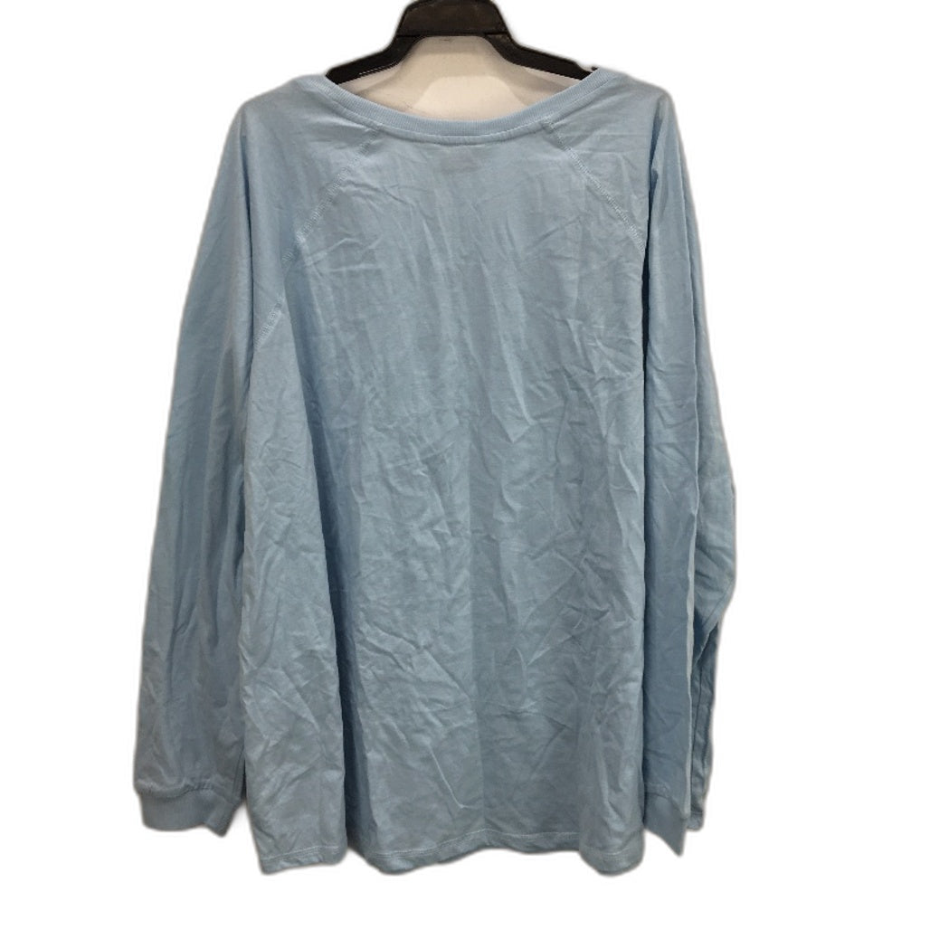 Peter Alexander Blue 100% Cotton Plus Classic Penny Sleep Tee Ladies Sz 3XL NEW