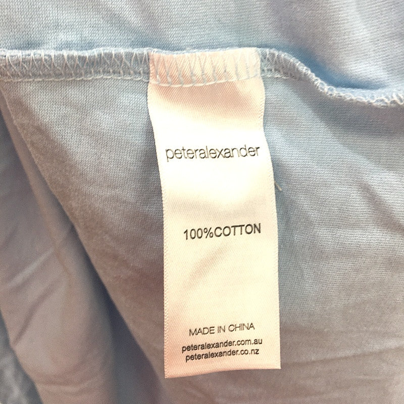Peter Alexander Blue 100% Cotton Plus Classic Penny Sleep Tee Ladies Sz 3XL NEW