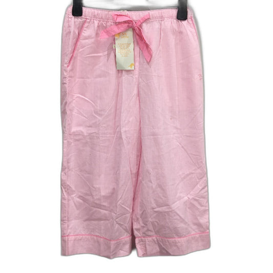 Peter Alexander Pink 100% Cotton Pink Cropped Length PJ Pants Ladies Sz S NEW