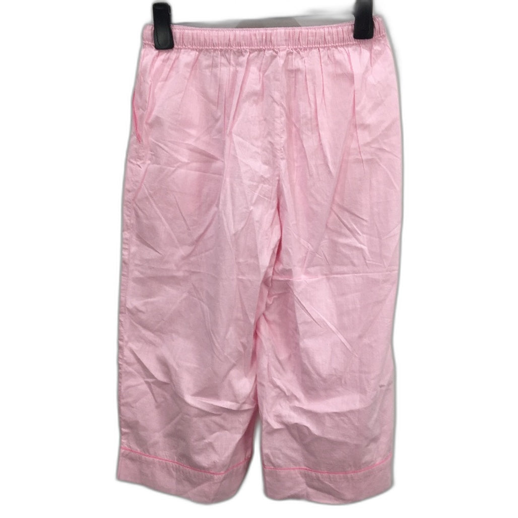Peter Alexander Pink 100% Cotton Pink Cropped Length PJ Pants Ladies Sz S NEW