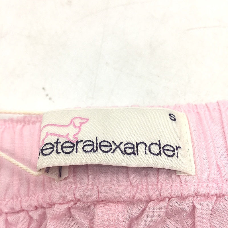 Peter Alexander Pink 100% Cotton Pink Cropped Length PJ Pants Ladies Sz S NEW