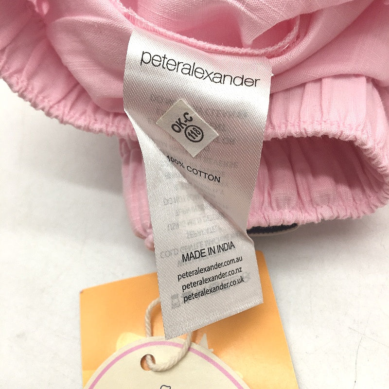 Peter Alexander Pink 100% Cotton Pink Cropped Length PJ Pants Ladies Sz S NEW