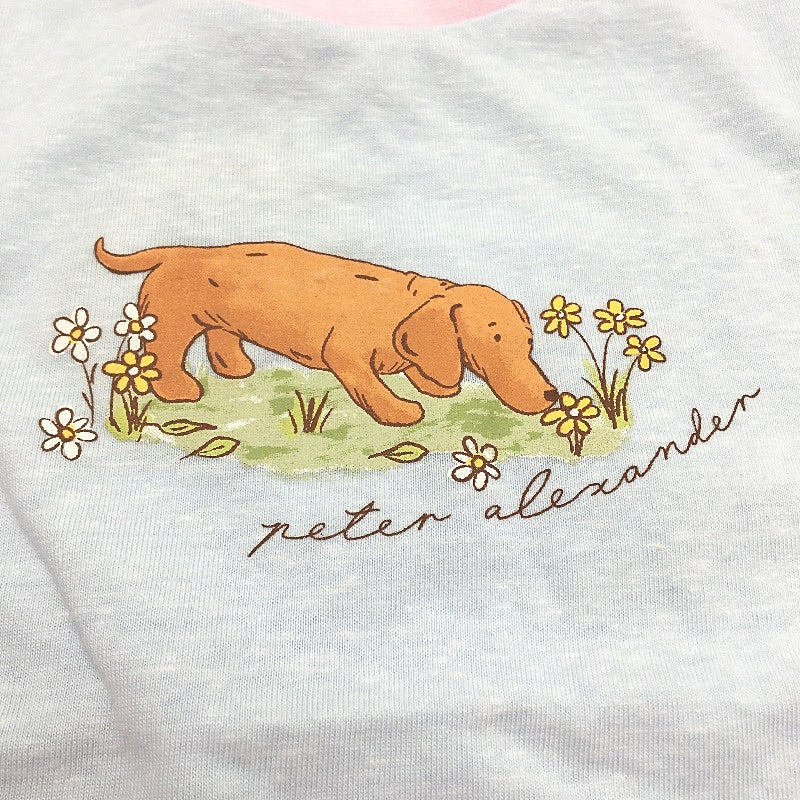 Peter Alexander Blue Cotton Blend Vintage Penny PJ Set  JNR Girls Size 2 NEW