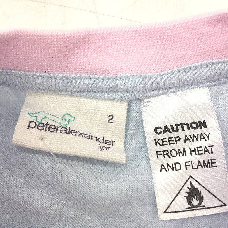 Peter Alexander Blue Cotton Blend Vintage Penny PJ Set  JNR Girls Size 2 NEW