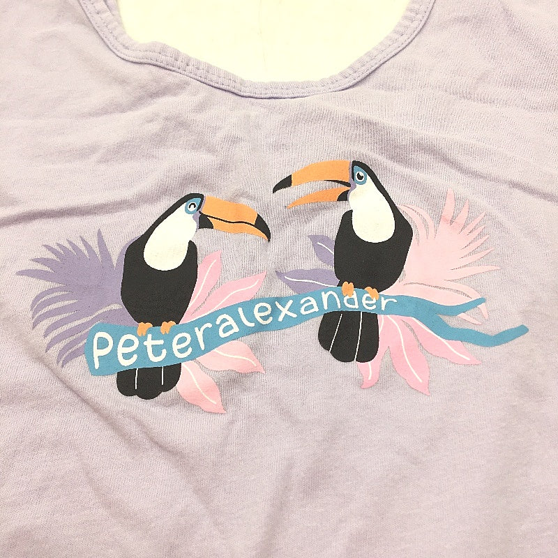 Peter Alexander Lilac 100% Cotton Tank Sleep Top Ladies Size L NEW