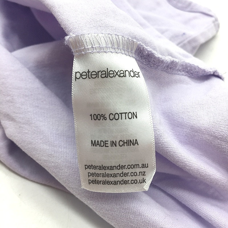 Peter Alexander Lilac 100% Cotton Tank Sleep Top Ladies Size L NEW