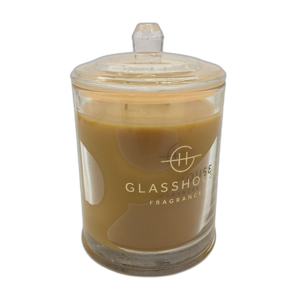 Glasshouse Fragrances Vanilla Caramel A Tahaa Affair Soy Candle Jar NEW