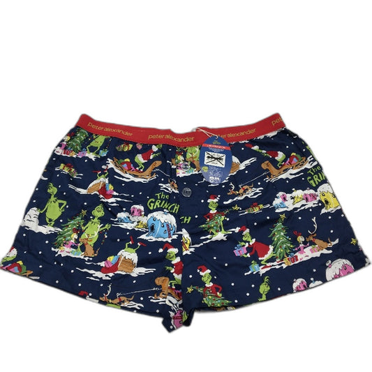 Peter Alexander Dr Seuss The Grinch Cotton Boxer Shorts Mens Size XL NEW