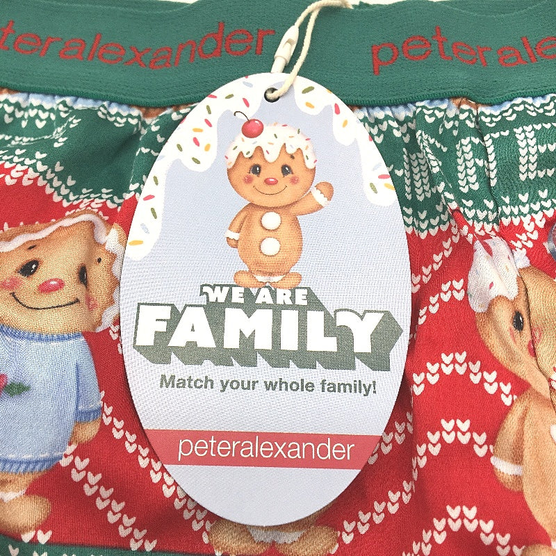 Peter Alexander Cotton Gingerbread Christmas Boxer Shorts Mens Size XS NEW