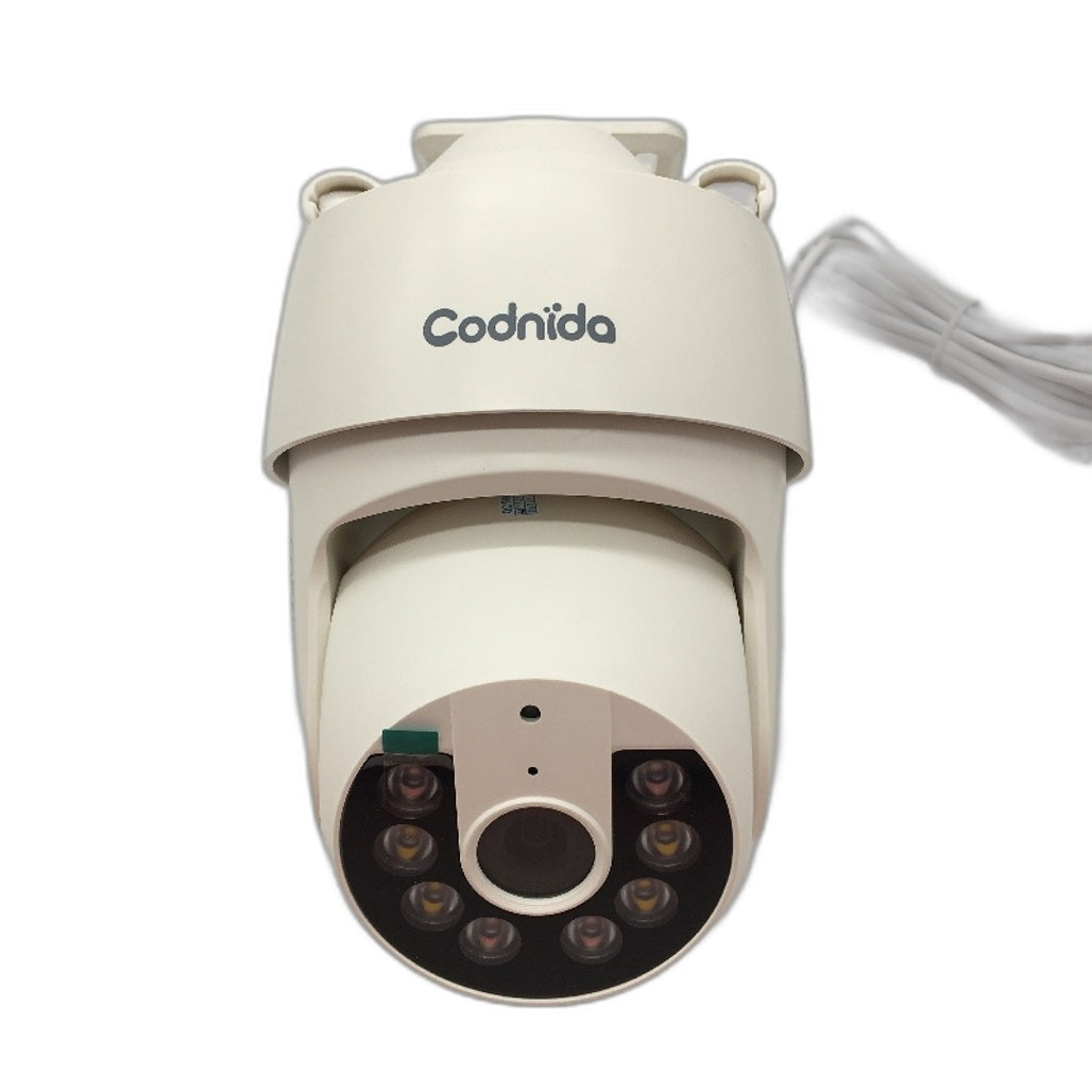 Codnida 24/7 Outdoor Indoor WiFi 2K 360 Degrees Motion Tracking Security Camera