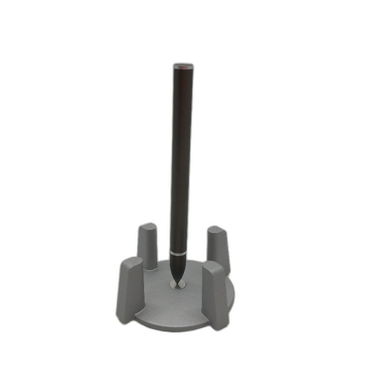 Novium Hoverpen Grey Luxury Vertically Standing Executive Metal Ballpoint Pen