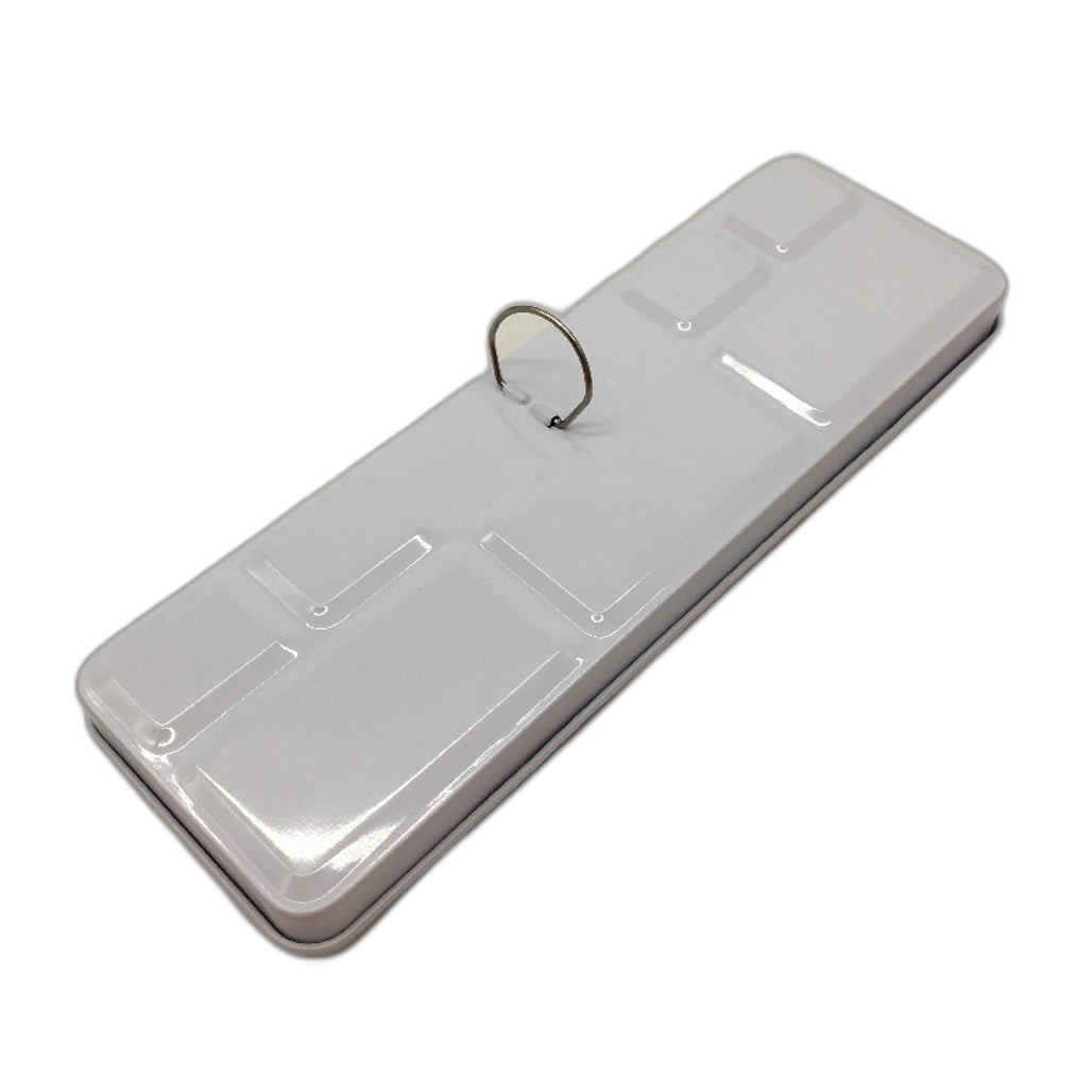 MEEDEN Empty Watercolour Portable Travel Palette Tin Box With 24 Half Pans NEW