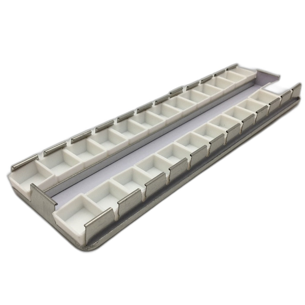 MEEDEN Empty Watercolour Portable Travel Palette Tin Box With 24 Half Pans NEW