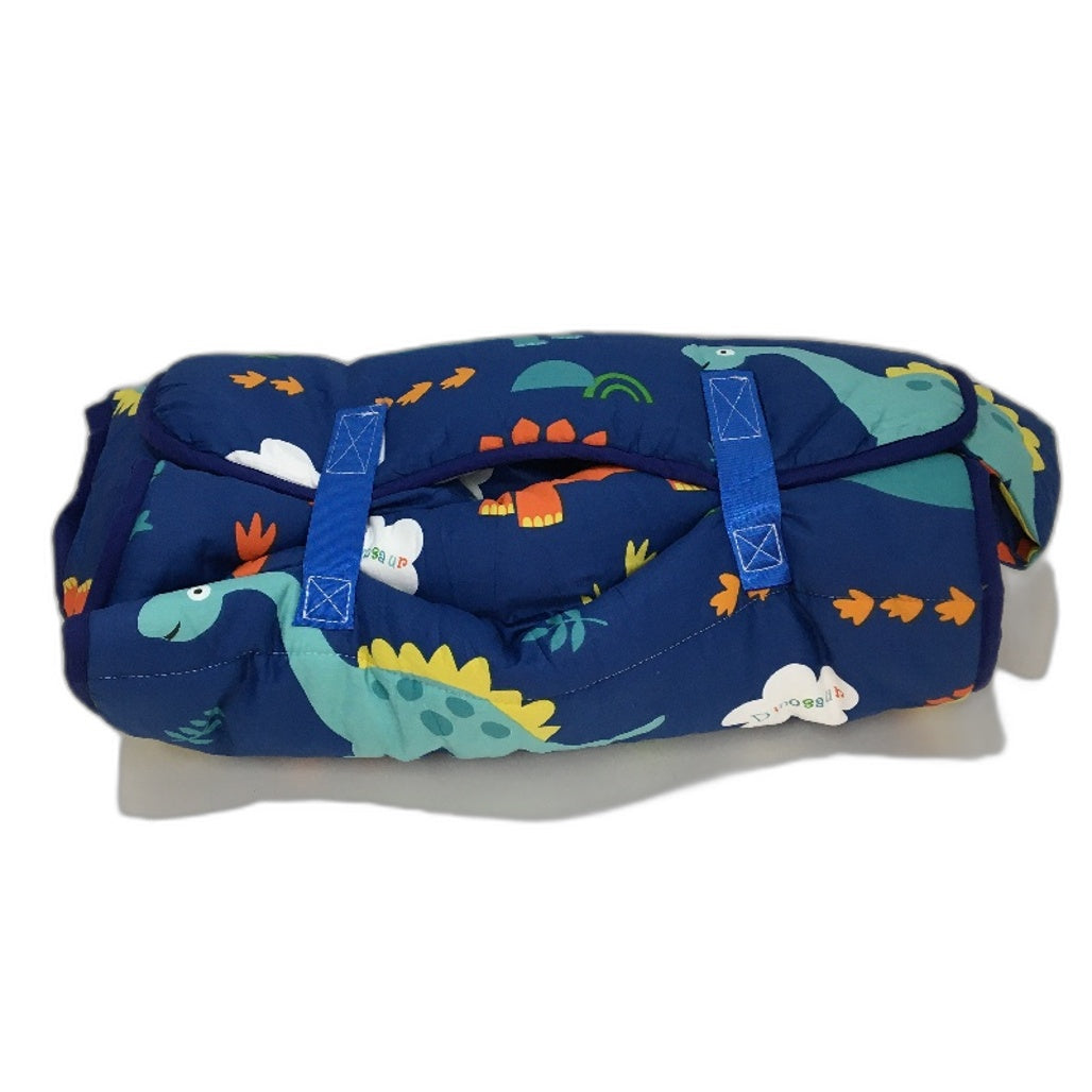Wake In Cloud Dinosaur Toddler Kids Nap Mat Sleeping Pad With Pillow & Blanket