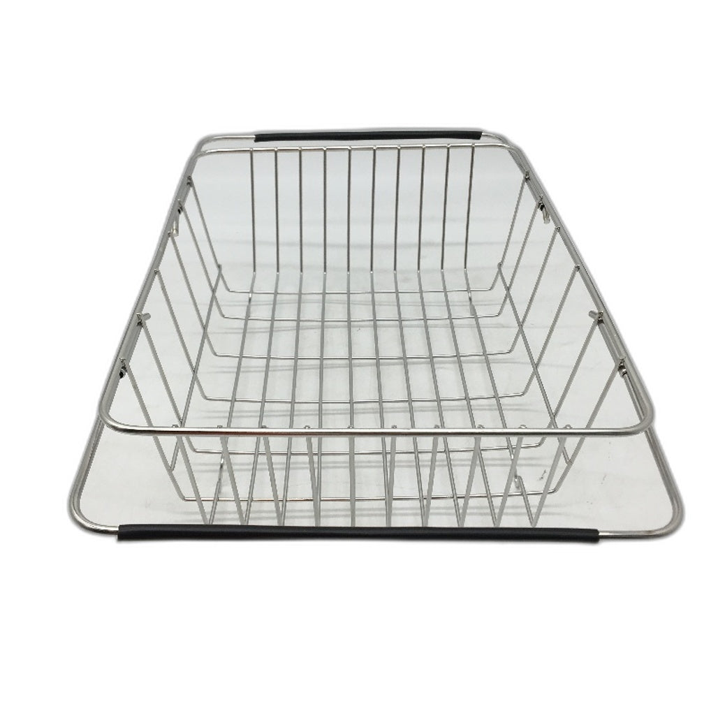 Foreverie Stainless Steel Expandable Over Sink Dish Drying Rack Drainer 2 Pack