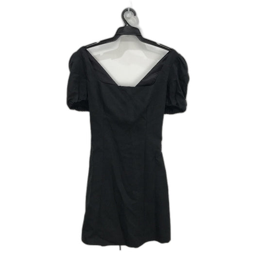Forever New Black Puffy Sleeved Corset Back Mini Dress Ladies Size AU 6