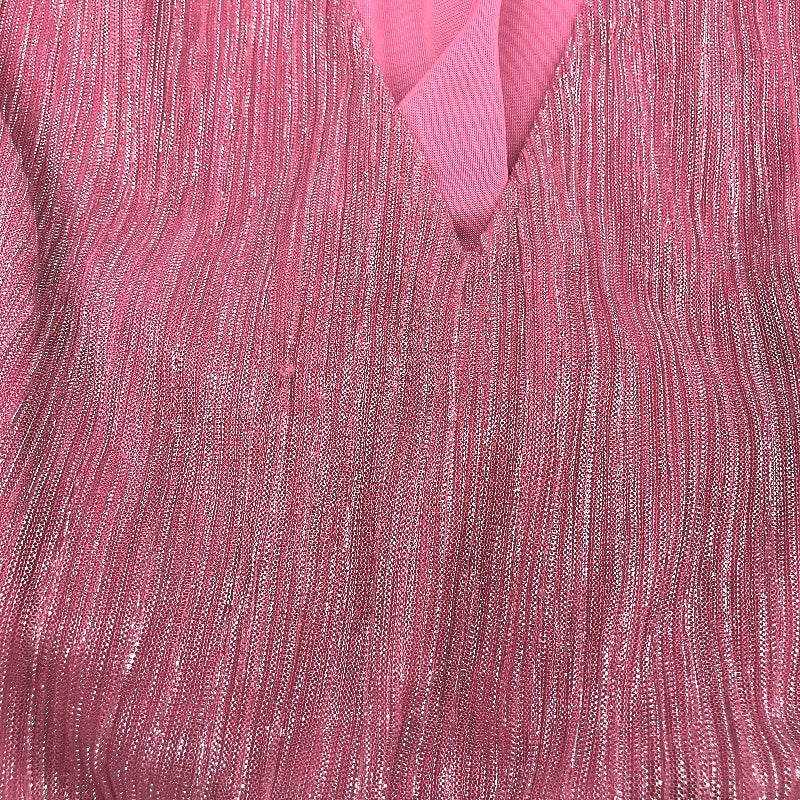 Forever New Pink Long Sleeve Flowy Belted Mini Party Dress Ladies Size AU 10 NEW