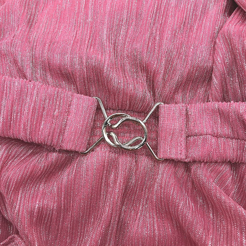 Forever New Pink Long Sleeve Flowy Belted Mini Party Dress Ladies Size AU 10 NEW