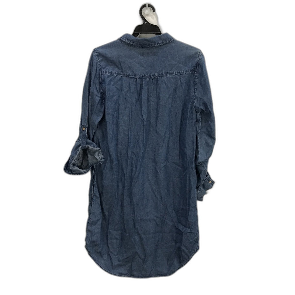 Forever New Denim Blue Long Sleeve Collared Shirt Dress Ladies Size AU 10 NEW