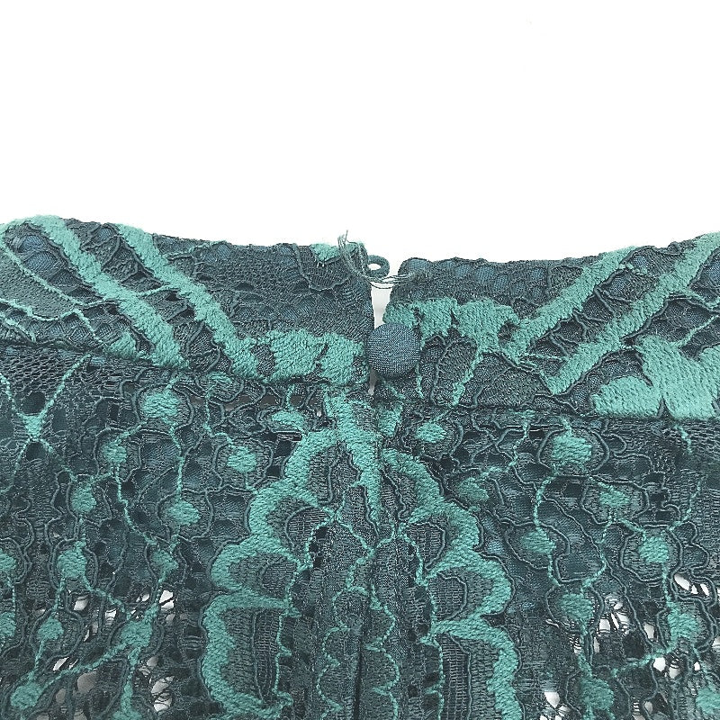 Forever New Green Lacy High-Neck Long Sleeve Mini Dress Ladies Size AU 4 NEW