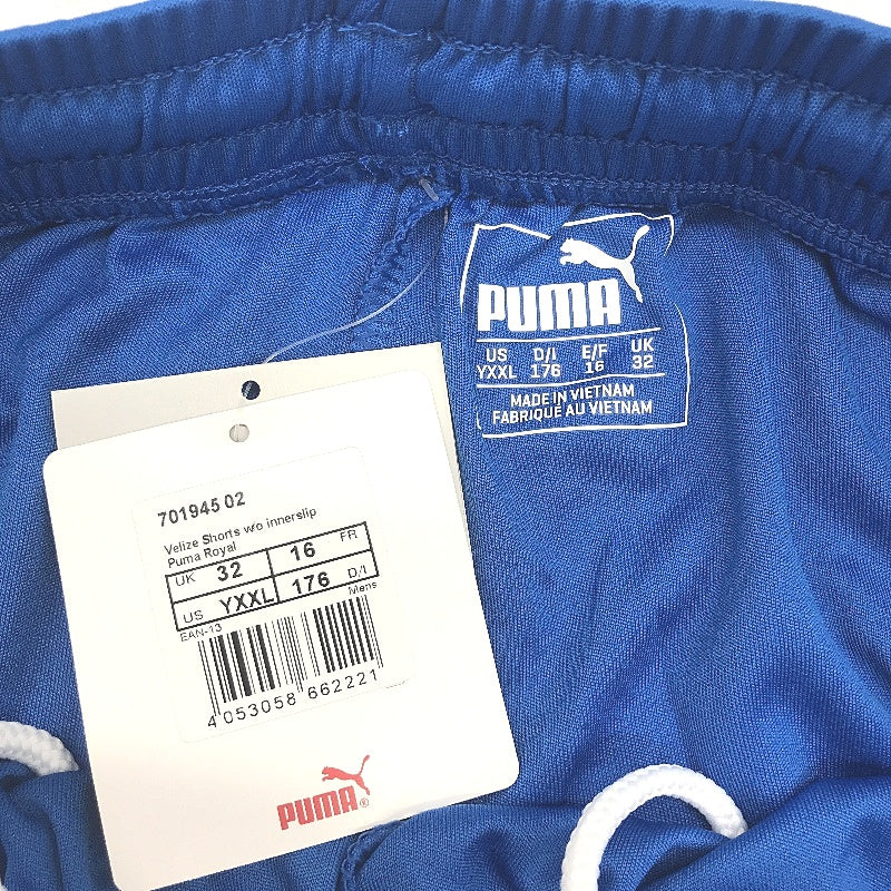 PUMA  Blue Velize Lightweight Training Shorts Without Innerslip Youth Size XXL
