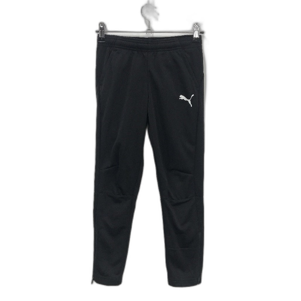 PUMA  Junior Black LIGA  Sports Training Full Length Pants Youth Size S 7-8Y NEW