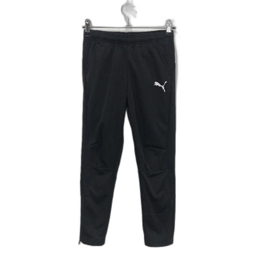 PUMA  Junior Black LIGA  Sports Training Full Length Pants Youth Size S 7-8Y NEW