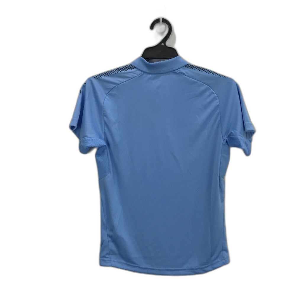 PUMA Junior Blue Ascension Training Short Sleeve Polo Shirt Youth Size M 9-10Y