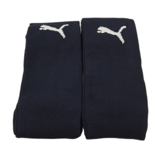 PUMA 2 Packs Navy Team II Football Soccer High Socks Youth Size 3 US 7-9 NEW