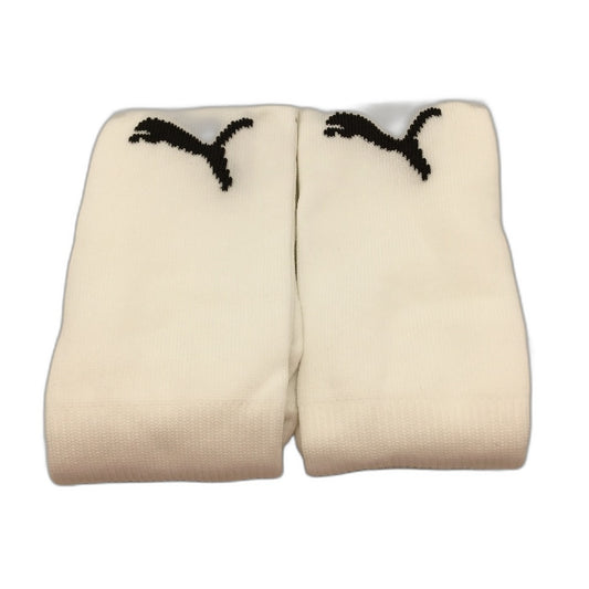 PUMA 2 Pack White Team II Football Soccer High Socks Youth Size 1 US 13-3 NEW