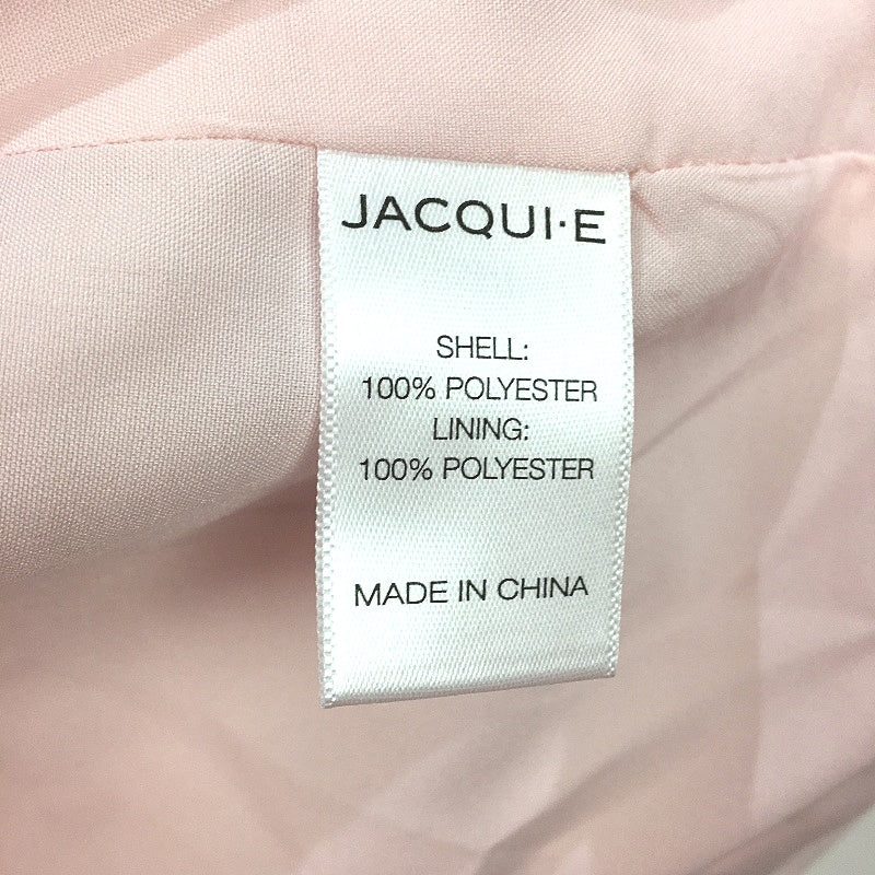 Jacqui E Carnation Pink  Button Detail Crepe Blazer Ladies Size 16 NEW