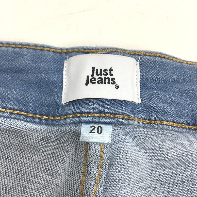 Just Jeans Curve Antique Blue Amaze Knit Straight Leg Mid Rise Jeans  Sz 20 NEW
