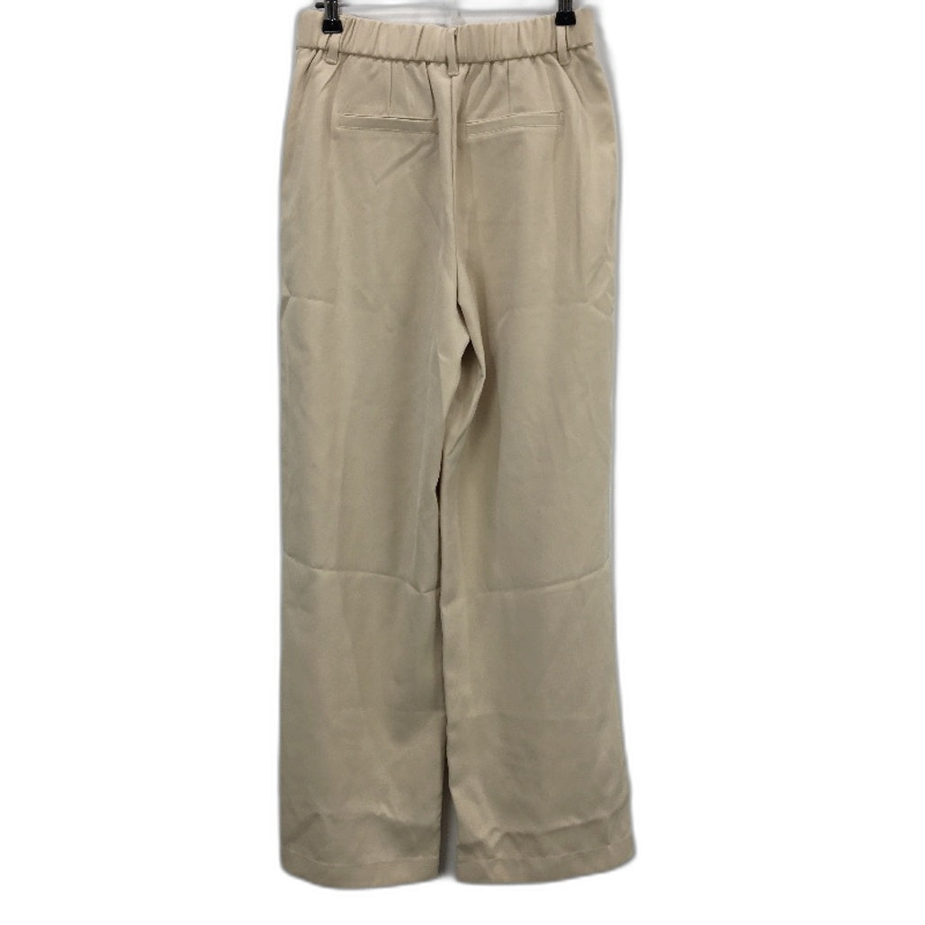 Dotti Beige Full Length Cara Straight Wide Leg Pants Ladies Size 8 NEW