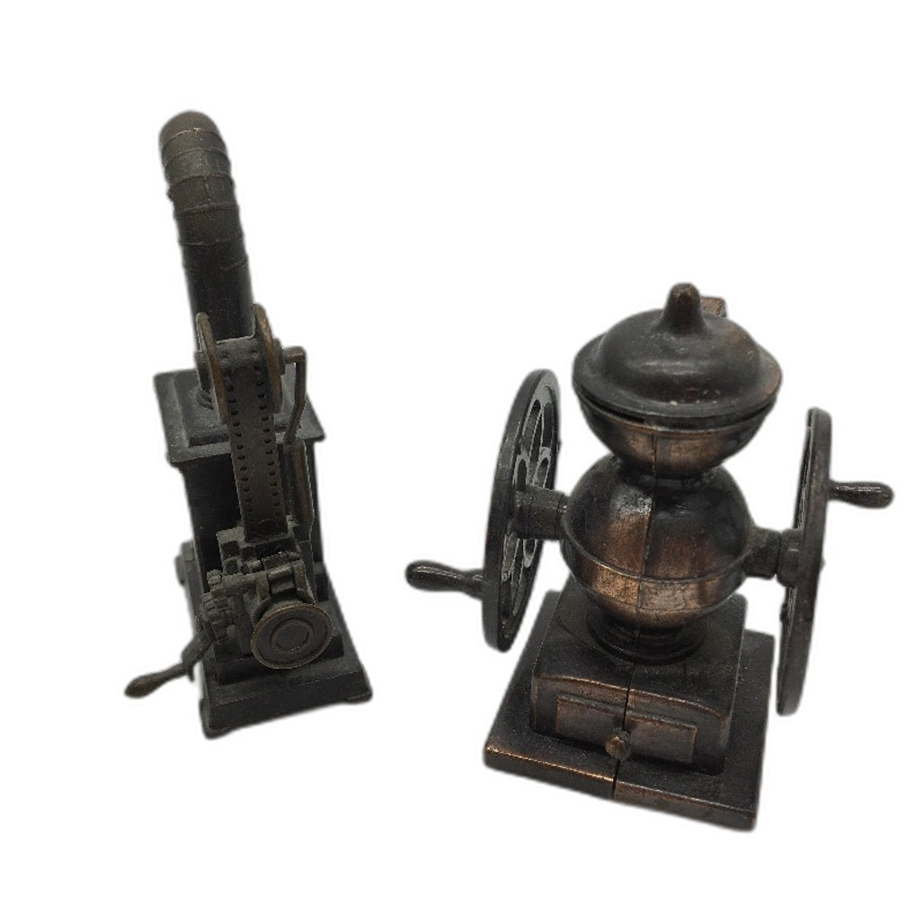 VINTAGE 4 Piece Die Cast Metal Collectible Pencil Sharpeners