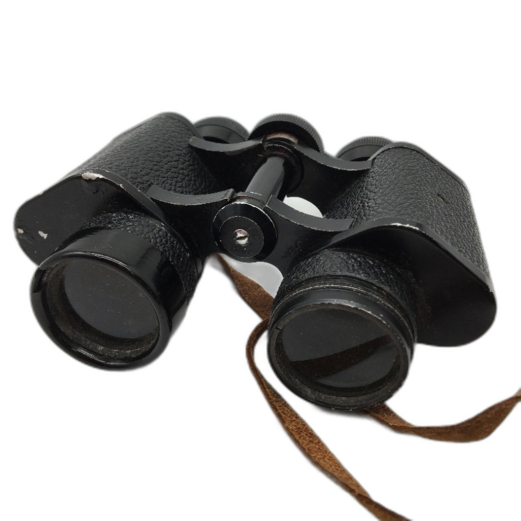 VINTAGE Tokutan Triple Tested 7 x 35 Coated Lens Binoculars In Leather Case