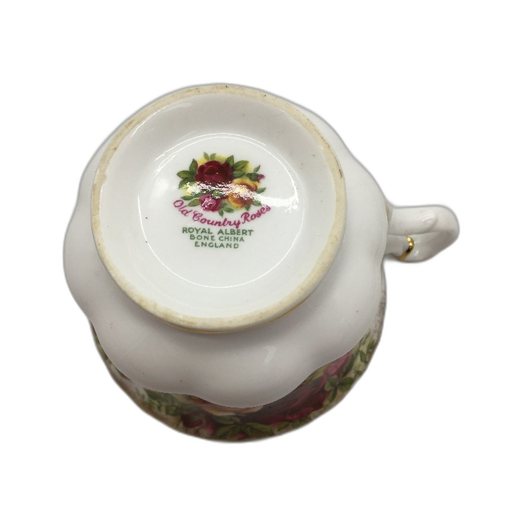 VINTAGE Royal Albert China Old Country Roses 3 Piece Tea up & Saucer Plate Set