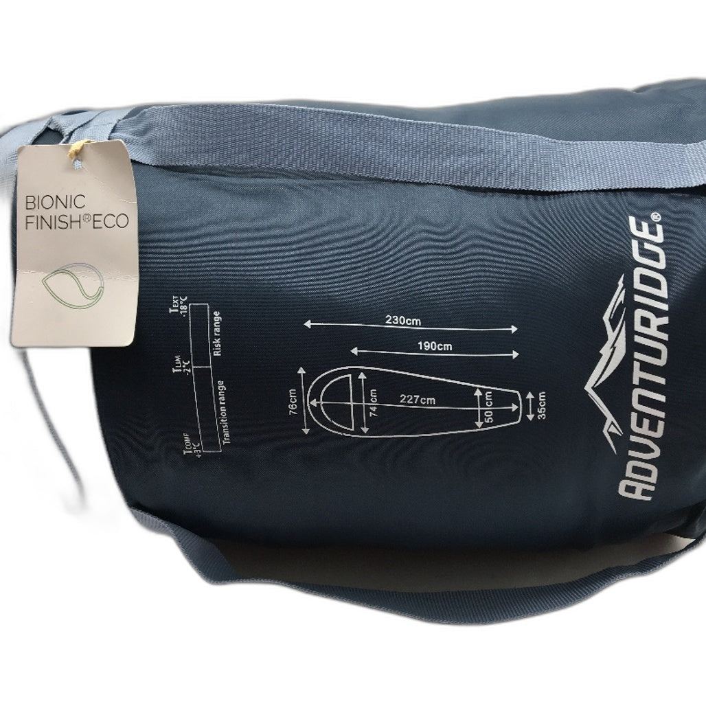 Adventuridge Navy Heavy Duty Sleeping Bag Large Camping Outdoor Warm Bedding NEW