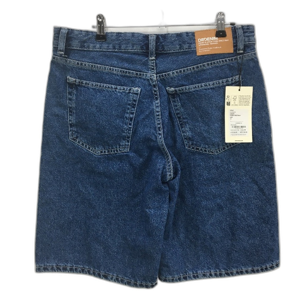 Dr Denim Blue 'Lea' Jean Shorts Denim Jorts Ladies Size 28 NEW