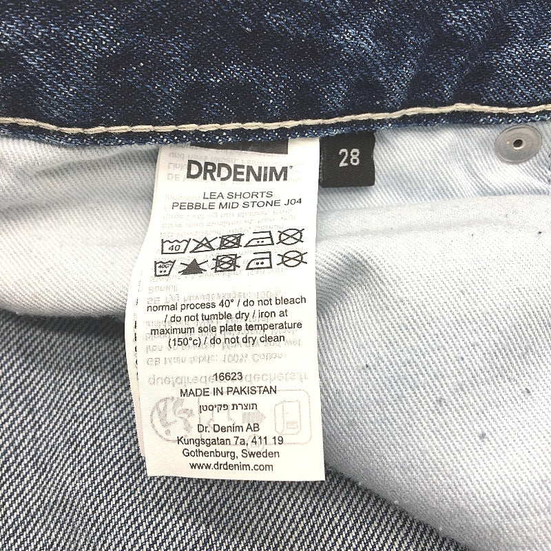 Dr Denim Blue 'Lea' Jean Shorts Denim Jorts Ladies Size 28 NEW