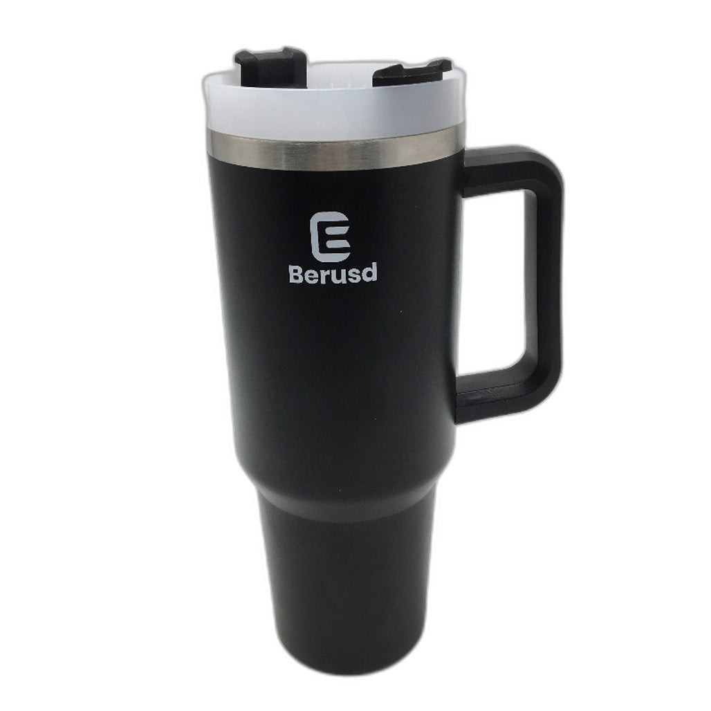 Berusd The Quencher H1.0 Flowstate Tumbler Black 11 Hrs Cold 7 Hrs Hot 1.18L NEW