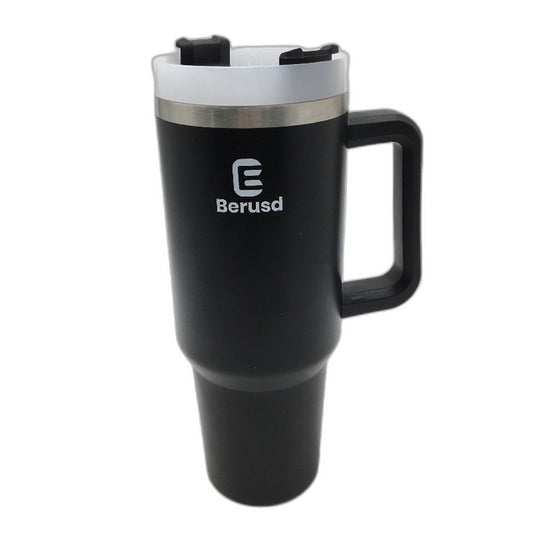 Berusd The Quencher H1.0 Flowstate Tumbler Black 11 Hrs Cold 7 Hrs Hot 1.18L NEW
