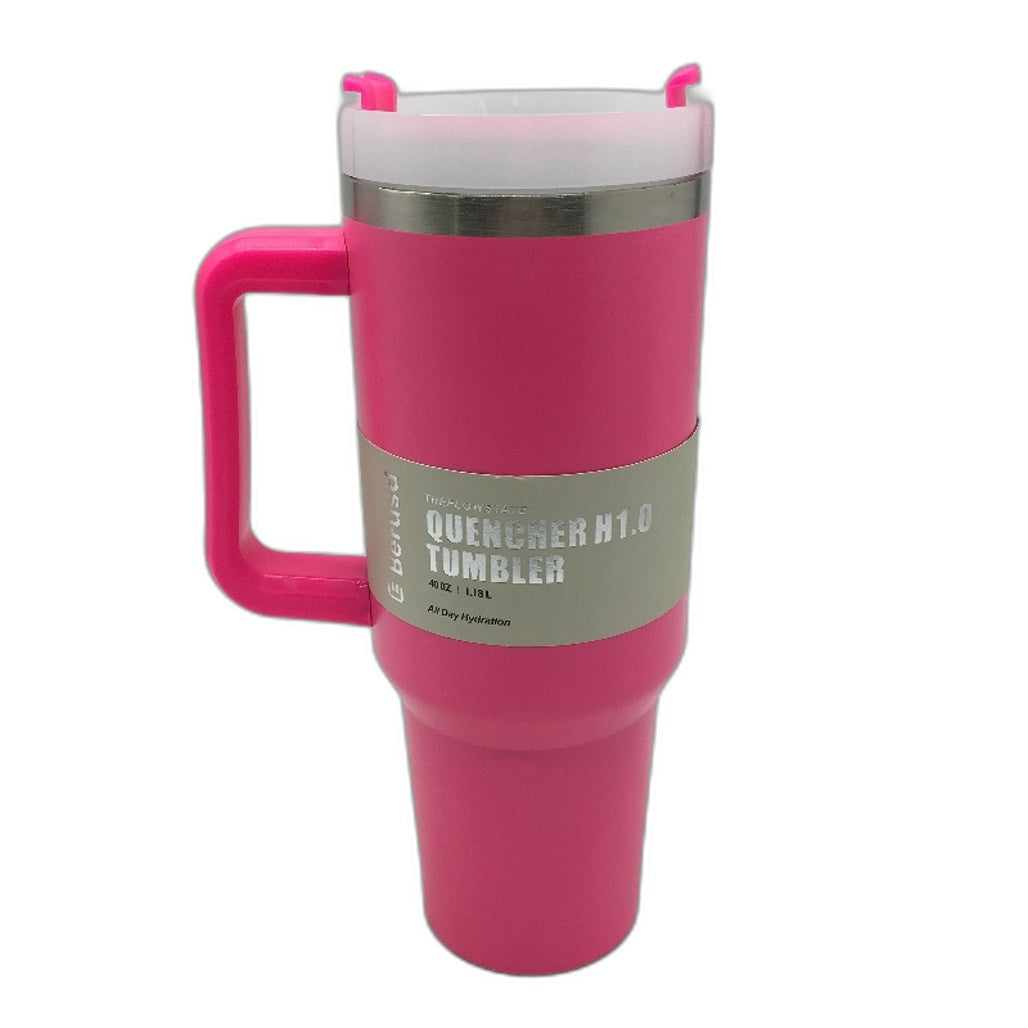 Berusd Pink The Quencher H1.0 Flowstate Tumbler 11 Hrs Cold 7 Hrs Hot 1.18L NEW
