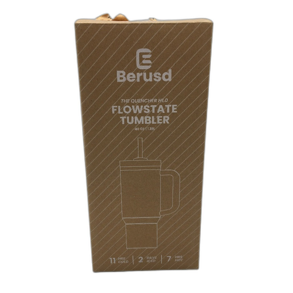 Berusd Pink The Quencher H1.0 Flowstate Tumbler 11 Hrs Cold 7 Hrs Hot 1.18L NEW