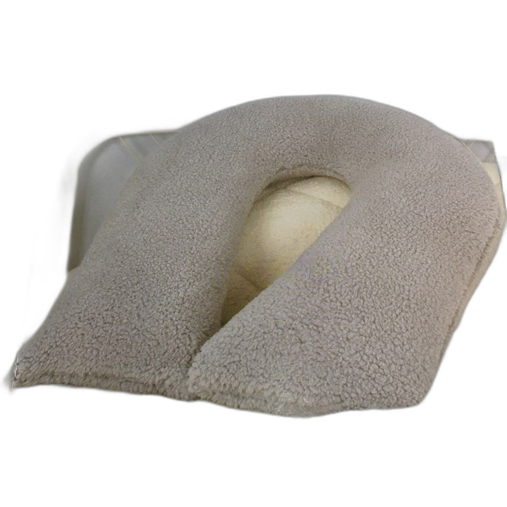 Kirkton House Grey Pillow Snuggle Sherpa Fleece Fabric Cover Soft Fluffy NEW