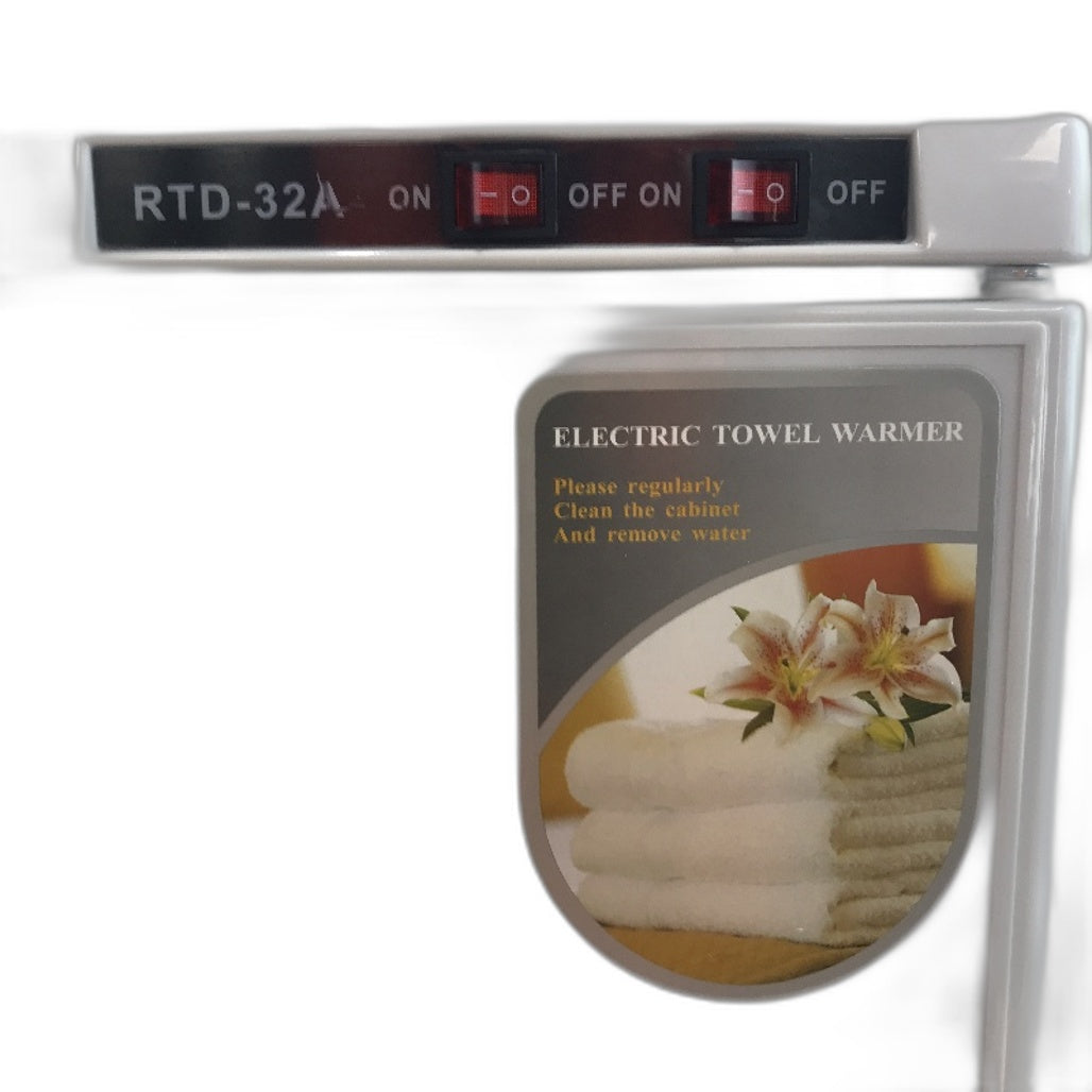 Electric Towel Warmer Cabinet UV Sterilisation 2 Door 32L RTD 32A  NEW