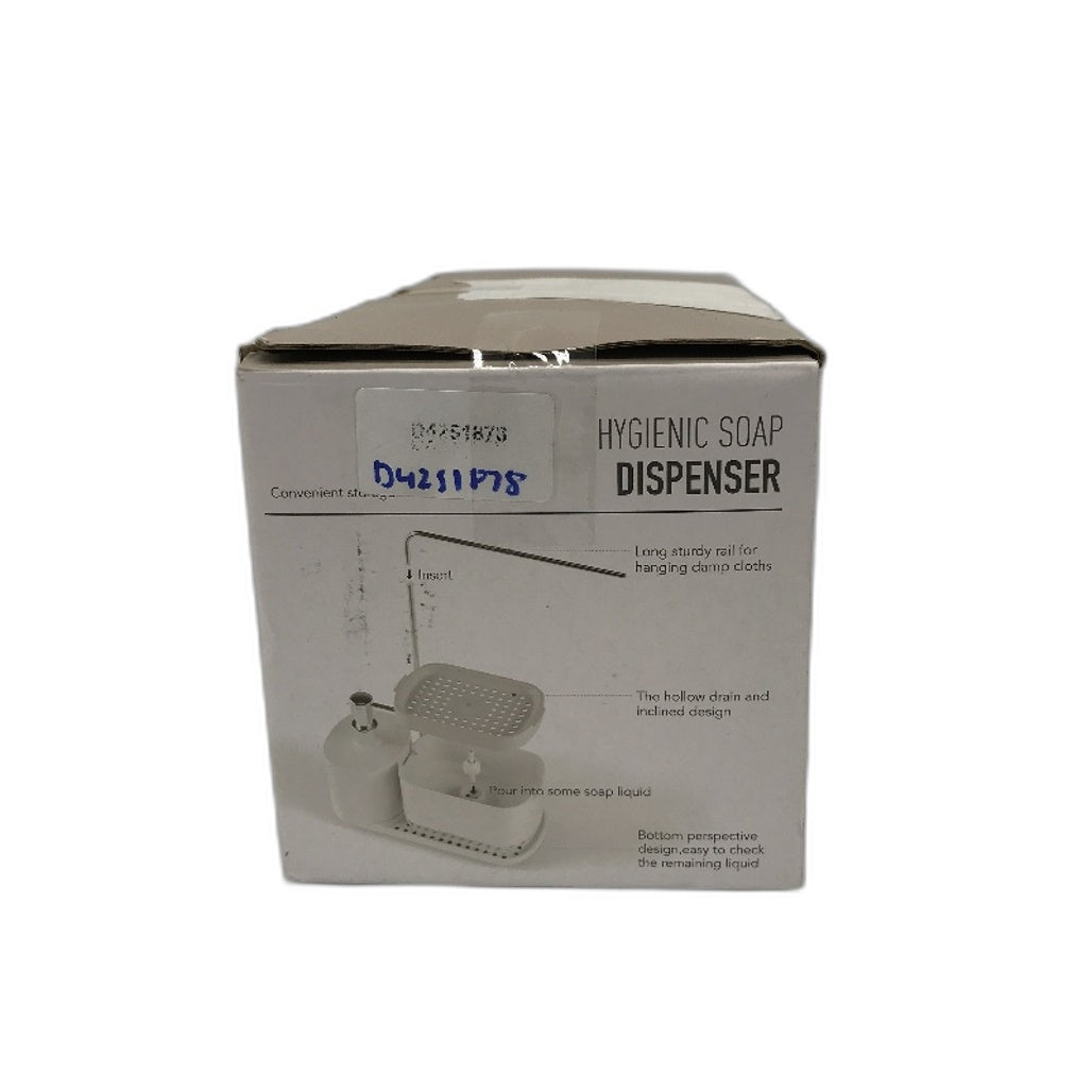 Hygenic Soap Dispenser Organised Storage Hang Damp Cloths Drain Design NEW