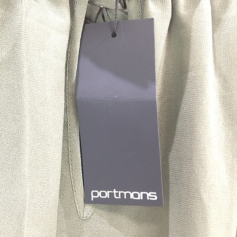 Portmans Ramy Sheer Longsleeve Kelp Green Blouse Ladies Size AU 10 NEW