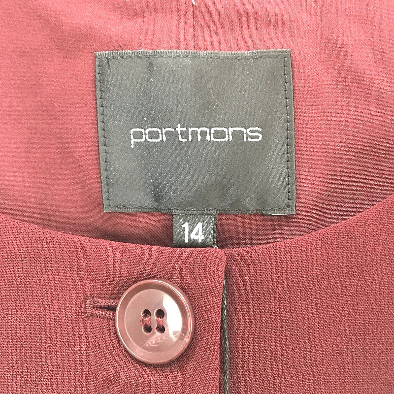 Portmans Wildest Dreams Longline Shiraz Red Vest Ladies Size AU 14 NEW